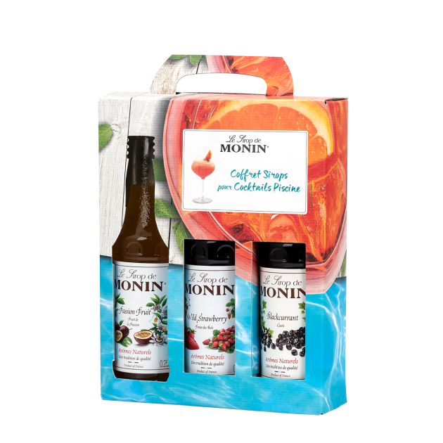 Coffret Dégustation Sirops pour Piscine 3 x 25 cl Monin