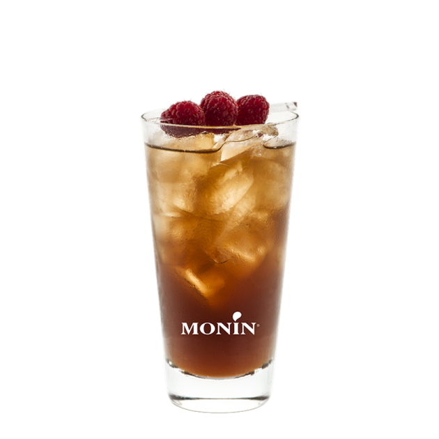 Dark and Stormy avec Purée de Fruit Framboise  Dark and Stormy avec Purée de Fruit Framboise