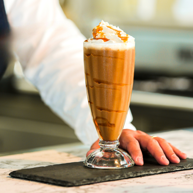Milkshake Spéculoos avec le Coulis Monin Caramel