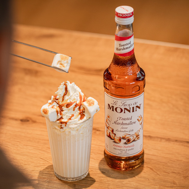 Milkshake avec le Sirop Marshmallow Monin Milkshake avec le Sirop Marshmallow Monin