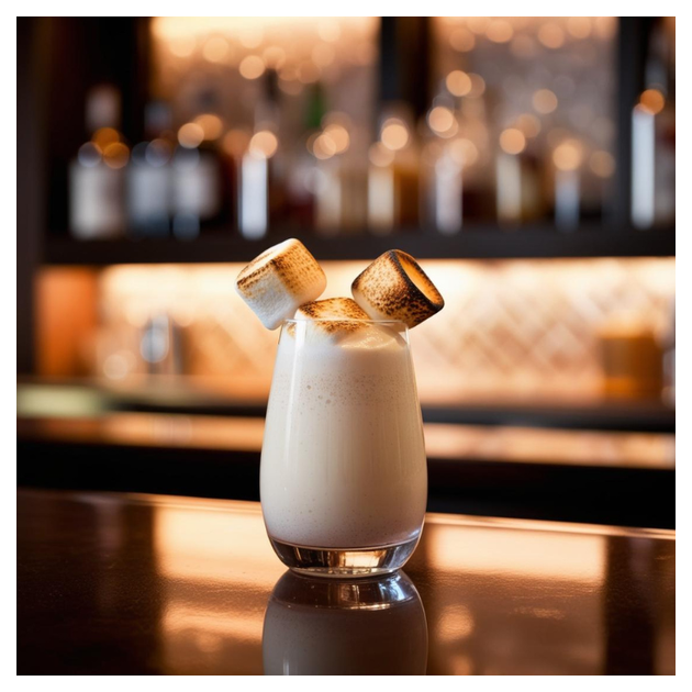 Eggnog avec le Sirop Monin Marshmallow Eggnog avec le Sirop Monin Marshmallow