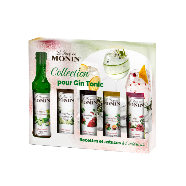 Coffret Dégustation Sirops pour Gin Tonic 5 x 5 cl Monin