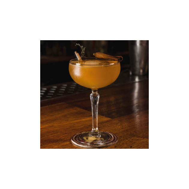 Martini Chocolat Blanc et Coulis Passion Monin