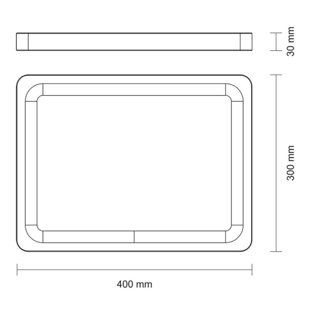 Dimension Billot de Boucher 40 x 30 cm Dimension Billot de Boucher 40 x 30 cm