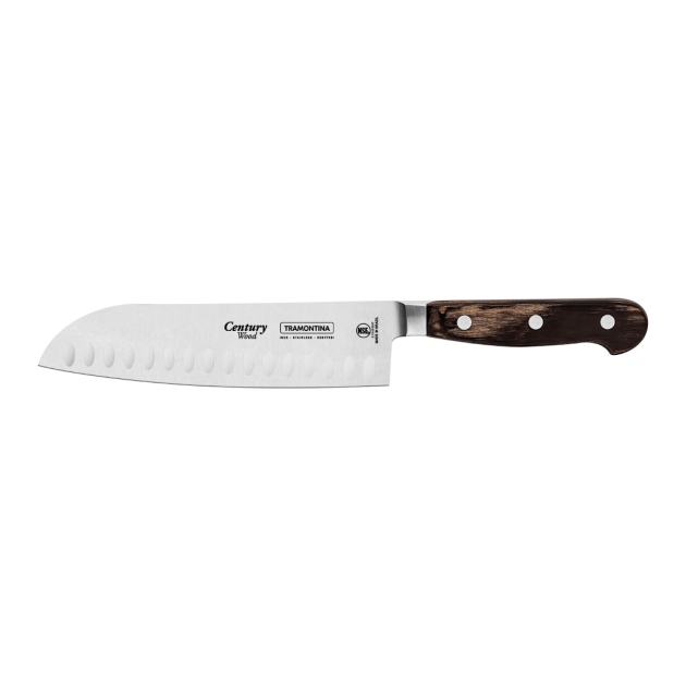 Couteau Santoku 18 cm Inox Forgé Century Technobois Tramontina
