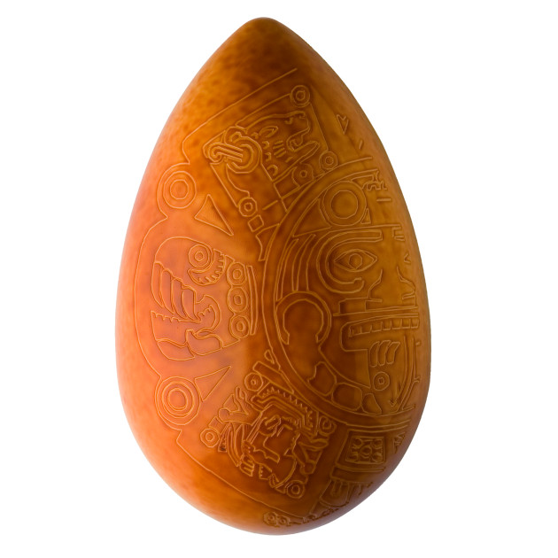 Moule Chocolat Œuf Aztèque 17 x 10,5 cm (x3) Chocolate World