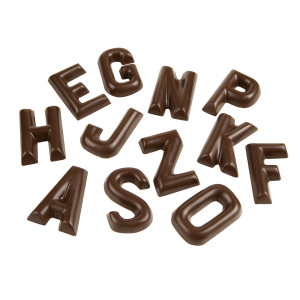 Moule Chocolat Lettres Alphabet Chocolate World