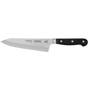 Couteau Rocking Santoku 18 cm Noir Inox Forgé Century Tramontina