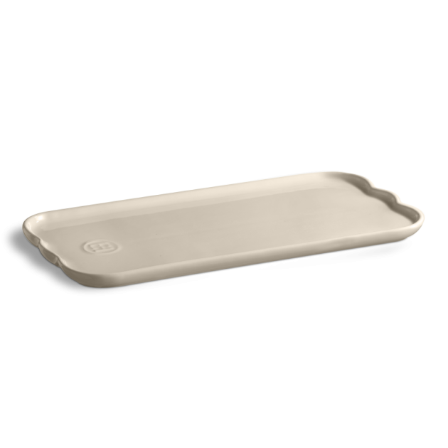 Plat à Cake Rectangulaire en Céramique Argile 31,5 x 15 cm Madeleine Emile Henry