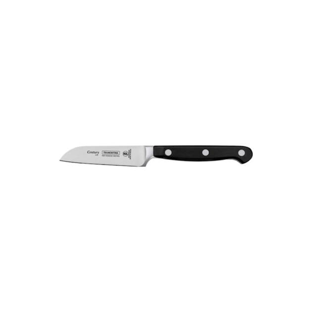Couteau à Légumes 8 cm Noir Inox Forgé Century Tramontina