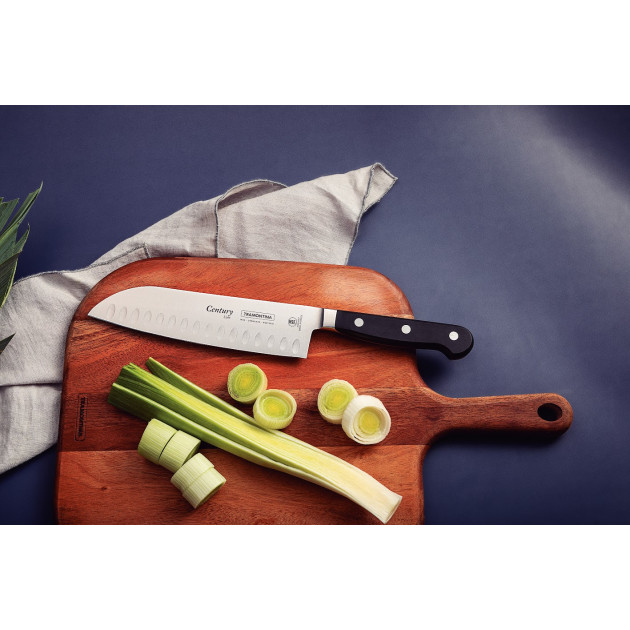 Couteau Japonais Santoku Tramontina Couteau Japonais Santoku Tramontina