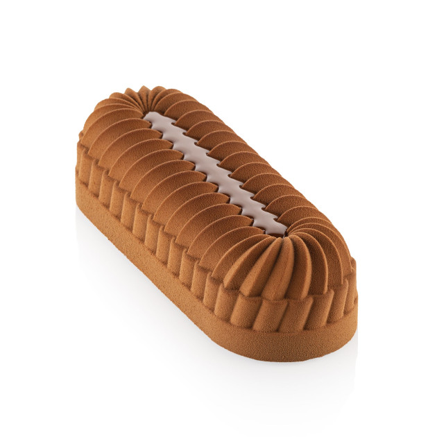 Moule Silicone Bûche Pleincœur 23,6 x 8 x H 6 cm Silikomart