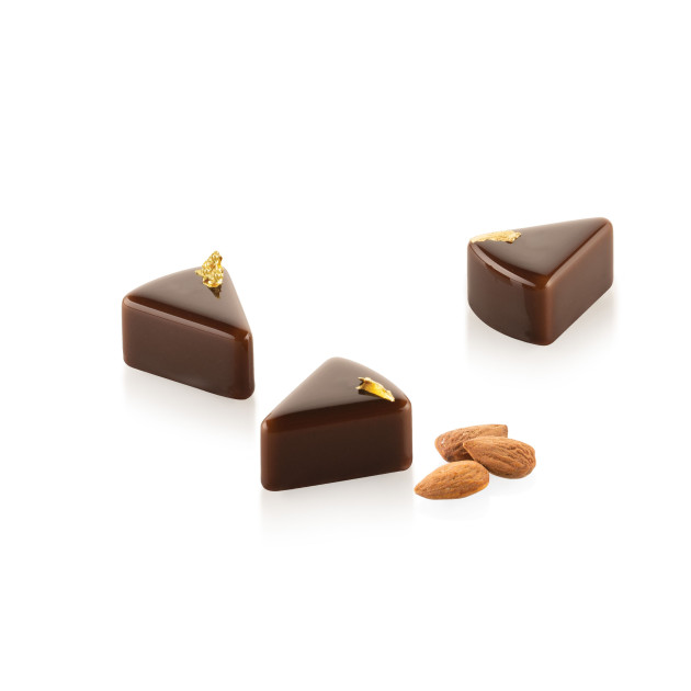 Moule Silicone 21 Triangles 3,8 x 3,1 x H 2 cm Silikomart