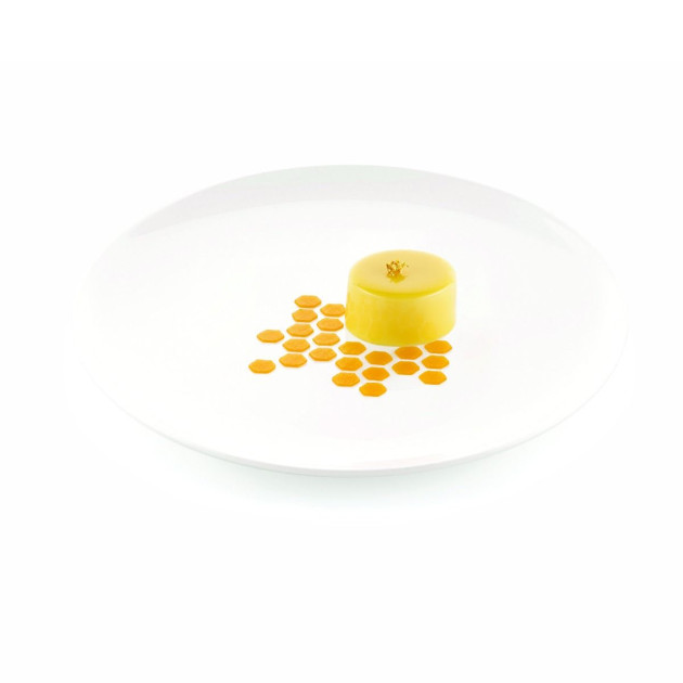 Pochoir Silicone Miel 10 x 7,7 x H 0,1 cm (x2) Silikomart
