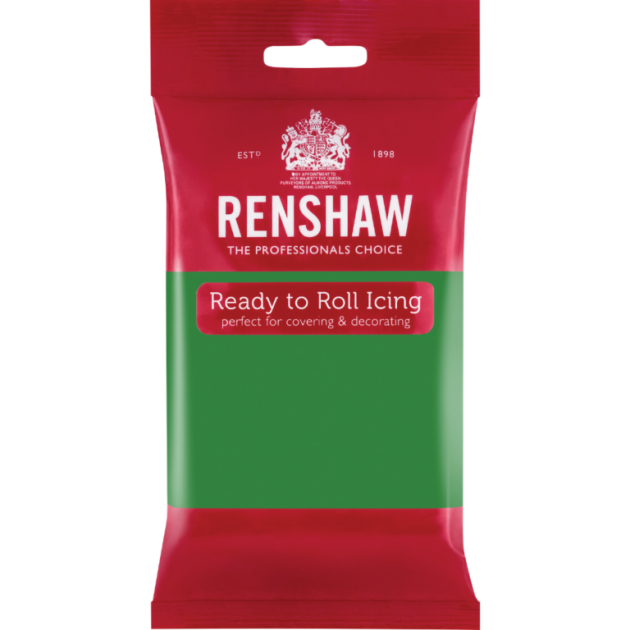 DLUO Courte Pâte à Sucre Pro Vert 250g Renshaw