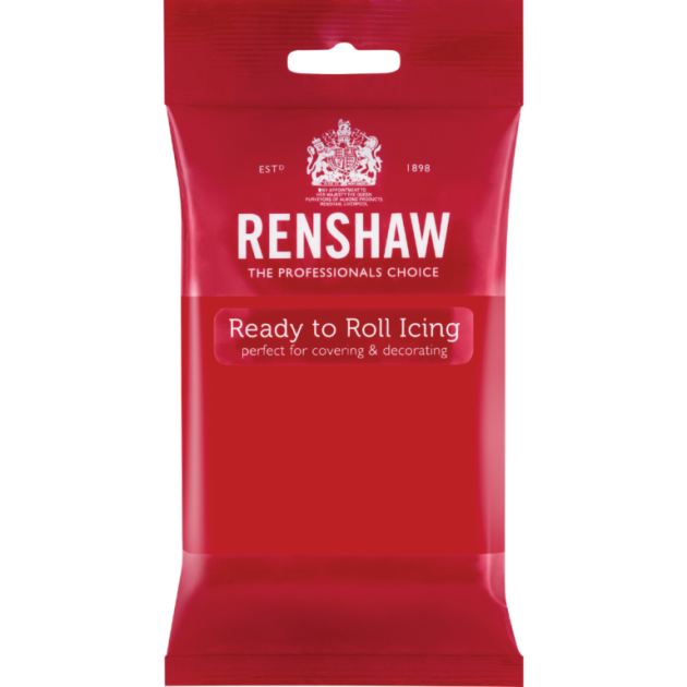 DLUO Courte Pâte à Sucre Pro Rouge 250g Renshaw