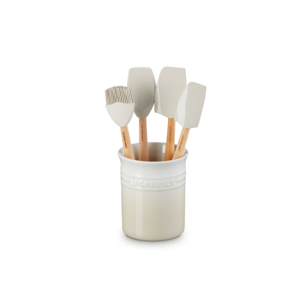 Set pot 1,1 L avec 4 Ustensiles Meringue Le Creuset