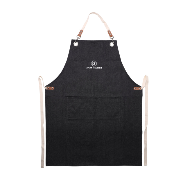Tablier Tissu Oxford Denim Louis Tellier