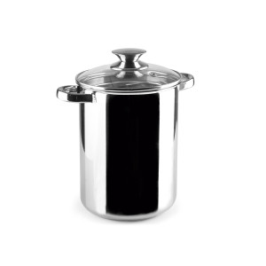 Cuiseur pour Asperges en Inox Ø 16 x H 22 cm Ibili