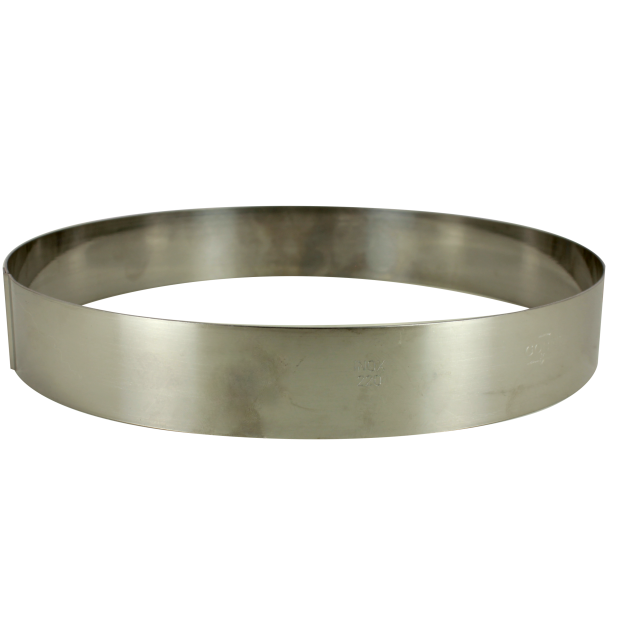 DEFAUT Cercle à Entremets Inox Ø 20 cm x 3,5 cm Gobel