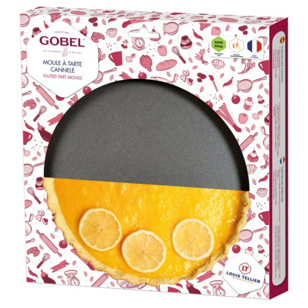 Moule à Tarte 30 cm et Recette Tarte au Citron Gobel
