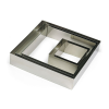 Cadre à Pâtisserie Inox 22 cm x H 4,5 cm Gobel