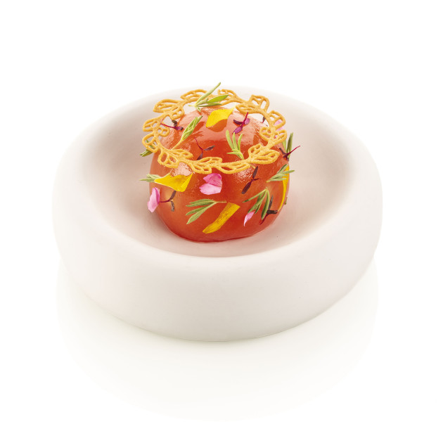 Moule Silicone Décor Couronne de Feuilles (x18) Naturae Silikomart