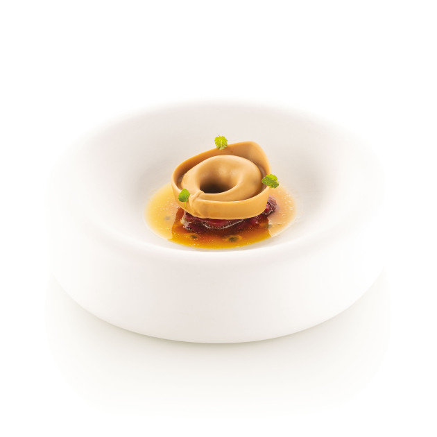 Moule Silicone Décor Tortellino Ø 5,4 x H 2,2 cm (x8) Naturae Silikomart