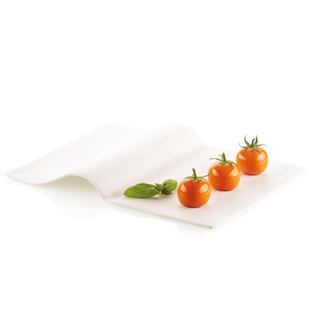 Moule Silicone Décor Tomate Ø 3,1 x H 2,5 cm (x18) Naturae Silikomart