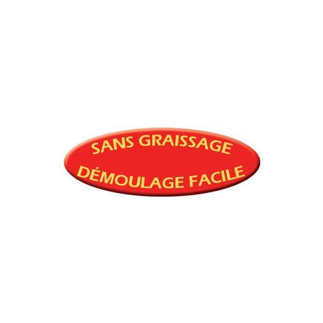 Cara Moule /à g/âteau Rond en Silicone Anti-adh/ésif 24 x 5,7 cm
