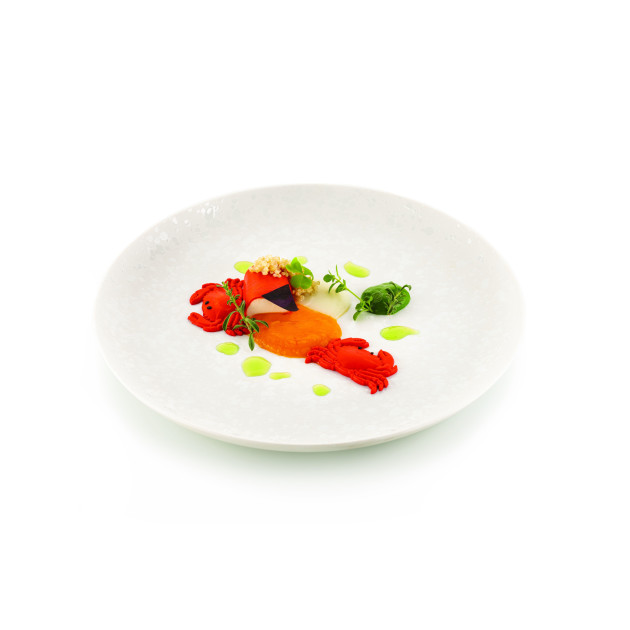 Moule Silicone Décor Crabe 6,1 x 4,1 x H 0,7 cm (x12) Naturae Silikomart