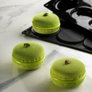 Kit Moule Silicone Mono Macarons Ø 7 x H 3,5 cm (x8) Pavoflex Kit Moule Silicone Mono Macarons Ø 7 x H 3,5 cm (x8) Pavoflex