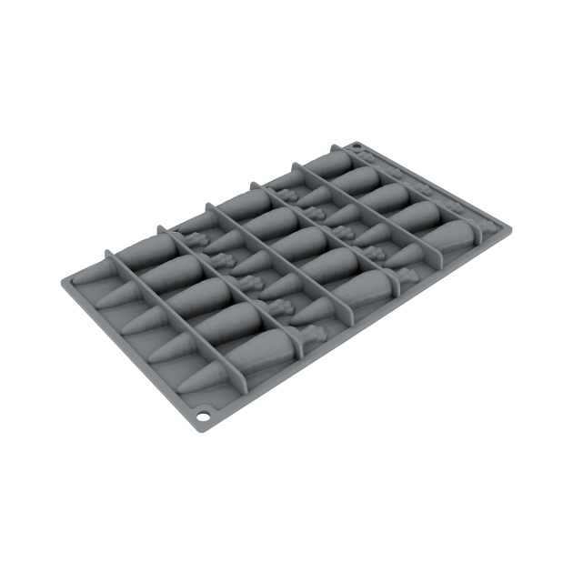 Moule à Gâteaux Carotte 15 Empreintes