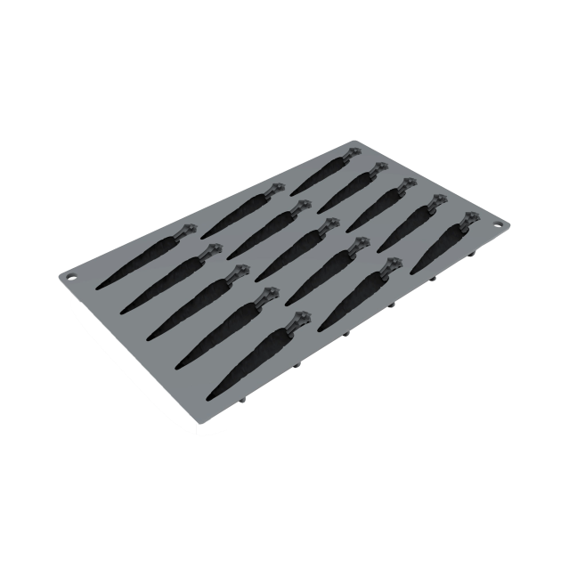 Moule Pavoni 15 Carottes Miniatures