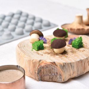 Moule Silicone Champignons 2,8 x 2,9 x H 2,7 cm (x20) Gourmand Pavoni