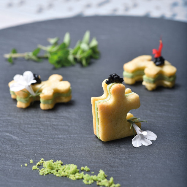 Biscuit en Forme de Puzzle