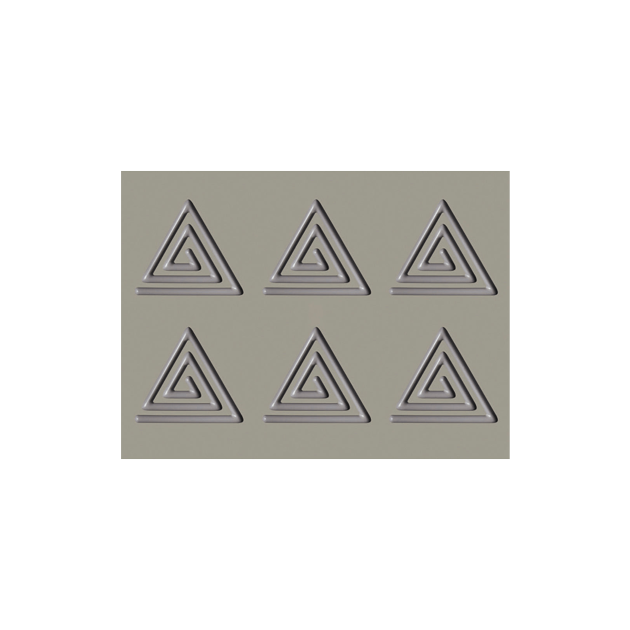 Pavoni Moule Gourmand Spirale Triangulaire