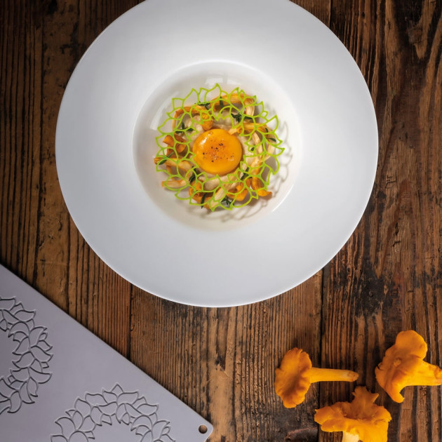 Moule Silicone Décoration Dentelle Couronne de Feuilles