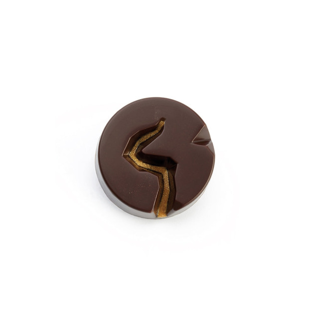 Moule à Chocolat Rond Abyss Ø 3,3 x H 1,25 cm (x18) Pavoni