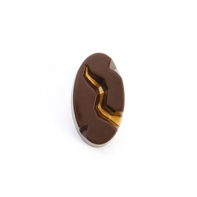Moule à Chocolat Ovale Abyss 4,1 x 2,4 x H 1,25 cm (x18) Pavoni