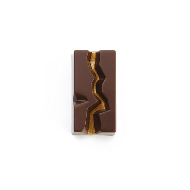 Moule à Chocolat Rectangle Abyss 3,9 x 2 x H 1,25 cm (x18) Pavoni