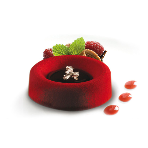 Moule Silicone Savarin Rond Ø 4 x H 1,3 cm (x77) Pavoflex
