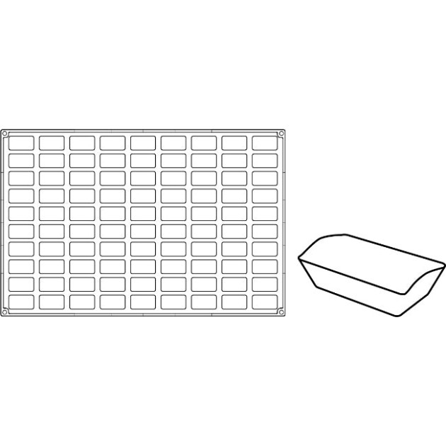Moule à Gâteau en Silicone Pavoflex