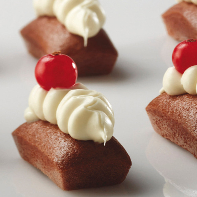 Moule Silicone Financier 4,9 x 2,6 x H 1,1 cm (x90) Pavoflex