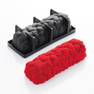 Moule Silicone Bûche Eros 25 x 9,3 x H 7,4 cm Pavocake Moule Silicone Bûche Eros 25 x 9,3 x H 7,4 cm Pavocake