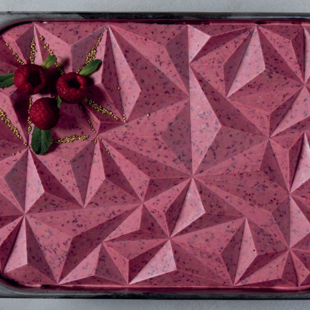 Moule Silicone Décor Glace Iceberg 36,2 x 15,2 x H 2 cm Pavoni