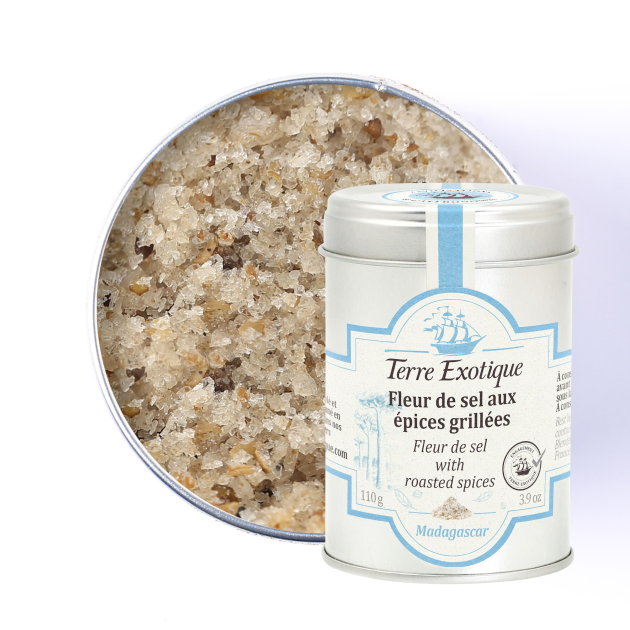 Fleur de Sel aux Épices Grillées 110 g Terre Exotique