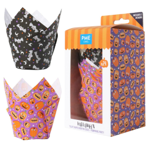 Caissettes Cupcakes Tulipe Fête des Citrouilles (x24) PME Caissettes Cupcakes Tulipe Fête des Citrouilles (x24) PME