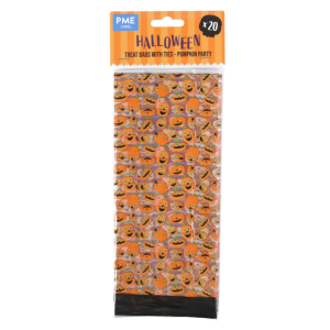 Sachet Bonbon Fête des Citrouilles 24,1 x 10 cm (x20) PME Sachet Bonbon Fête des Citrouilles 24,1 x 10 cm (x20) PME