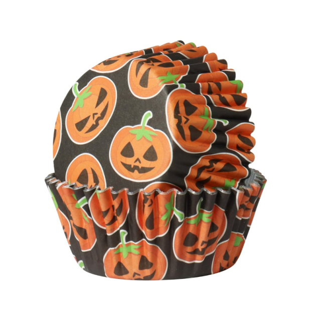 Caissettes Cupcakes Aluminium Citrouilles Pétrifiantes (x30) PME